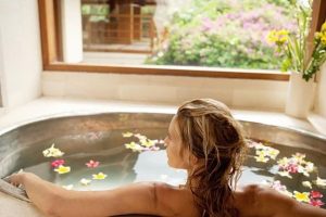 Baños relajantes y drenantes