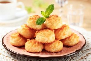 Receta de besos de coco