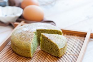 Receta de bizcocho de té verde japonés