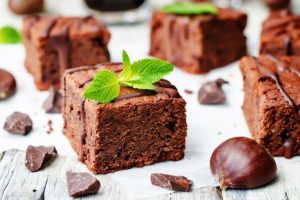 Daditos de chocolate y castañas