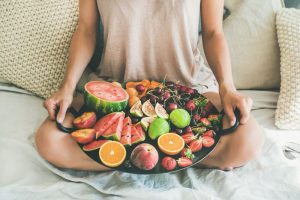Comer fruta entre horas