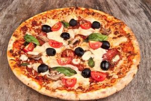 Receta de pizza vegetariana