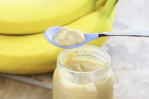 Compota de platano para bebes