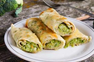 Receta de crepes de verduras