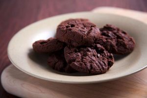 Receta de galletas de doble chocolate