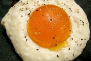 Huevos fritos y colesterol