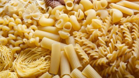 Valores nutricionales de la pasta