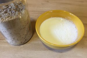 Leche con gofio