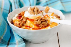 Receta de leche de coco con yogur y miel