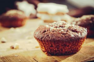 Receta de Navidad de magdalenas de chocolate