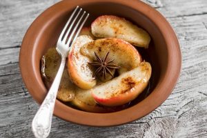 Manzana con canela