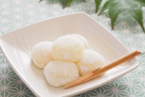 Pasteles de arroz Mochi