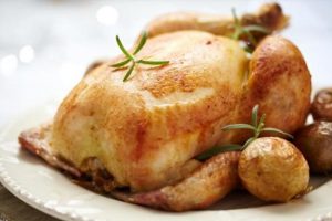 Receta de pollo al horno o asado