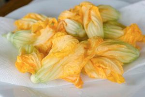 Recetas de flores de calabacín