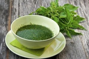Receta de sopa de ortiga para la anemia