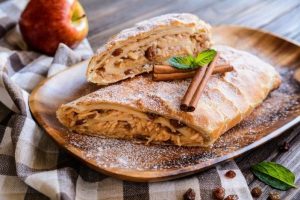 Strudel de manzana alemán