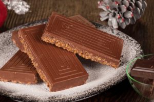 Receta de turrón de chocolate crujiente y arroz inflado